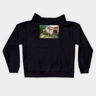 Capuchin's Bridge in Skofja Loka Kids Hoodie